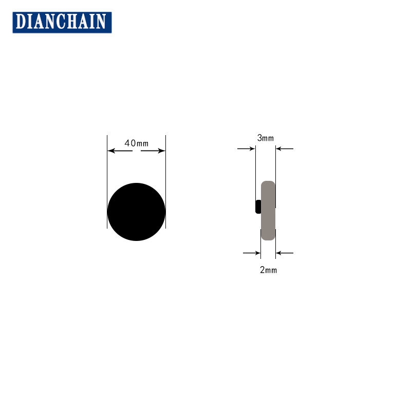 Uhf rfid tag PCB Metal RFID chip U9 High temperature waterproof diameter 40mm electronic tag