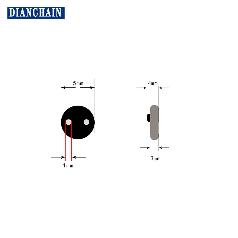 Ultra high frequency and high temperature resistant PCB anti metal mini RFID tag U9 chip tag diameter 5mm